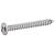 Reference 62809 - Pan head security tapping screw "Snake eyes" recess - Stainless steel A2