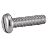 Reference 64211 - Slotted Pan head machine screw - DIN 85 - Stainless steel A4