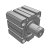 NACQD - Inch series compact cylinder