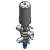 Standard, Balanced Both Plugs, Spiral Clean Lower Plug, No Leakage Chamber Cleaning, DN-40 - Mixproof Valve