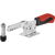 AMF 6834 - Grampos horizontais com pega vermelha com braço de suporte maciço e base horizontal