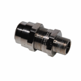 IEC-Ex ATEX gland RAC NPT, EPDM, EMC nickel plated brass - ATEX cable glands