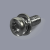 DIN 6900-3 Z4-0 T steel 8.8 zinc-plated - Torx SEMS screws with split lock washer and small flat washer