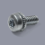 DIN 6900-5 ZS T stainless steel A2 plain - Torx SEMS screws with safety washer