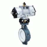 Butterfly Valve Type 55, 55IS Pneumatic actuated