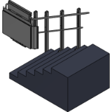 PLG7 with supports - платформенный лестничный подъёмник