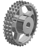 Triplex cast iron sprockets 08B-3 - Cast iron sprocketes for roller chains - DIN 8187 - ISO 606
