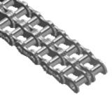 Duplex chains Bea ISO in stainless steel - Roller chains in 304 stainless steel - DIN 8187 - ISO 606