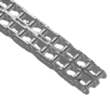 Chaines doubles à plaques droites en acier inoxydable BEA - Chaine à plaques droites en acier inoxydable Norme Européenne (ISO)- DIN 8187 - ISO 606