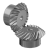 Juegos cónicos espitales relación 1:1 Módulo 2 - Engranajes dentados cónicos con dientes espirales