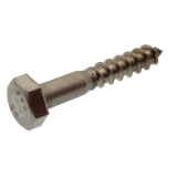 Modèle 411304 - Hexagon head wood screw - Stainless steel A4 - DIN 571