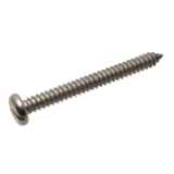 Modèle 212401 - Slotted pan head tapping screw - Stainless steel A2 - DIN 7971 - ISO 1481