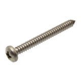 Modèle 212405 - Cross recessed pan head tapping screw - Stainless steel A2 - DIN 7981 - ISO 7049