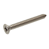 Modèle 212408 - "Pozidriv" cross recessed countersunk head tapping screw - Stainless steel A2 - DIN 7988 - ISO 7050