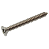 Modèle 212409 - Phillips cross recessed countersunk head self tapping screw - Stainless steel A2 - DIN 7982 - ISO 7050
