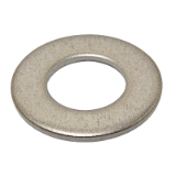 Modèle 216501 - Plain stamped washer type "M" - Stainless steel A2 - NFE 25-514