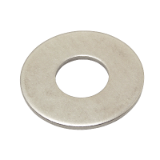 Modèle 216505 - Plain stamped washer type "L" - Stainless steel A2 - NFE 25-514