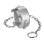 Model 5542 - Lockable plug with chain - NBR gasket - Stainless steel 316 - Aluminium