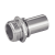 Model 5552 - Male BSPP threaded coupling, with smooth hose shank and collar - Stainless steel 316
