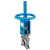 Modèle 58481 - Knife gate valve - CF8M stainless steel body - 316 stainless steel gate - EPDM seat
