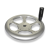 GN228 - Stainless Steel-Handwheels, Bore code K, with keyway, Type D, with revolving handle