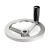 GN949 - Stainless Steel-Handwheels with revolving handle, with keyway