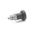 GN607 - Indexing Plungers, Stainless Steel, without Rest Position, Type AK, with lock nut