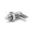 GN612 NI - Stainless Steel-Cam action indexing plungers, Type AK without plastic cover, with lock nut