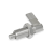 GN721.6 - Stainless Steel-Cam action indexing plungers, Type RAK, Right-hand lock, with lock nut