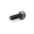 GN606 VR - Ball point screws, Type VR, flat ball, with swivel limiting stop, corrugated