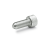 GN606 VRN - Stainless Steel - Ball point screws , Type VRN, flat ball, with swivel limiting stop, corrugated