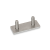GN2376 - Stainless Steel-Plates, with threaded studs, for hinges GN7237, GN235