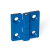 GN237.1 VDB - Hinges, detectable, FDA-compliant plastic, Type A, 2x2 bores for countersunk screws