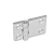 GN237 - Stainless Steel-Hinge with extended hinge wings, Type A, 2x2 bores for countersunk screws