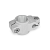 GN133 - Two-Way Connector Clamp, Aluminum, with screw, stainless steel