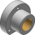 GB.17 - Flanged Guide Bushing steel with solid lubricant