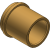 GB.19 - Flanged Guide Bushing bronze with shoulder and solid lubricant