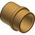 GB.21 - Flanged Guide Bushing bronze with shoulder and solid lubricant