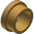 GB.26 - Flanged Guide Bushing bronze with solid lubricant