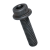 BN 1392 - Hex socket head cap screws with flange, partially / fully threaded, cl. 12.9, black