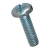BN 1435 - Phillips pan head screws «Freedriv» form H with slot (SN 213306), 4.8, zinc plated blue