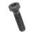 BN 15 - Hex socket head cap screws with low head and pilot recess, partially / fully threaded (DIN 6912), cl. 08.8 / 8.8, black