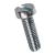 BN 341 - Slotted cheese head machine screws (DIN 84 A, ~ISO 1207), 8.8, zinc plated blue