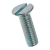 BN 363 - Slotted flat countersunk head machine screws (DIN 963 A; ~ISO 2009), 8.8, zinc plated blue