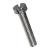 BN 533 - Slotted cheese head machine screws (~DIN 84 A; ~ISO 1207), brass, nickel plated