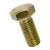 BN 11491 - Hex head screws fully threaded (ISO 4017; DIN 933), cl. 5.6, zinc plated yellow