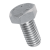 BN 20541 - Hex head screws fully threaded (DIN 933; ISO 4017), cl. 8.8, zinc plated blue with CresaCoat® C 313 Silver
