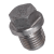 BN 667 - Hex head screw plugs with shoulder, pipe thread, without nylon seal (DIN 910), A4