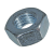 BN 40079 - Hex nuts ~0,8d (DIN 934; ~ISO 4032), cl. 10, zinc plated blue