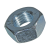 BN 135 - Hex nuts ~0,8d metric fine thread (DIN 934; ~ISO 8673), cl. 6, zinc plated blue